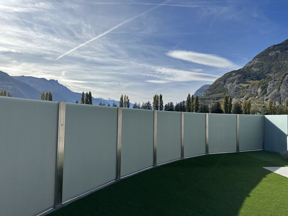 large palissade blanche