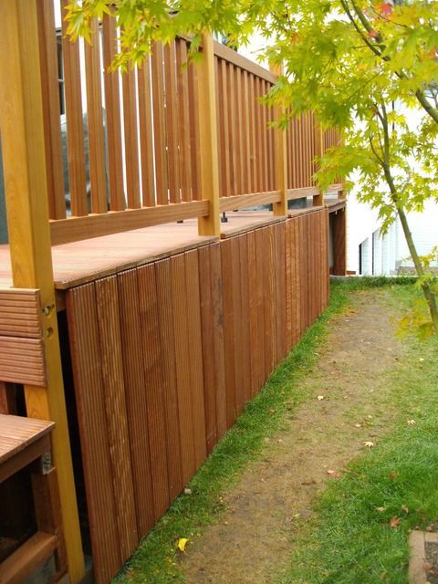 Terrasse, die von der Tischlerei Klaus Krey GmbH gebaut wurde