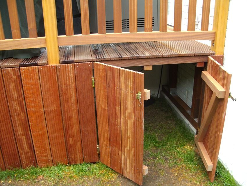 Terrasse, die von der Tischlerei Klaus Krey GmbH gebaut wurde