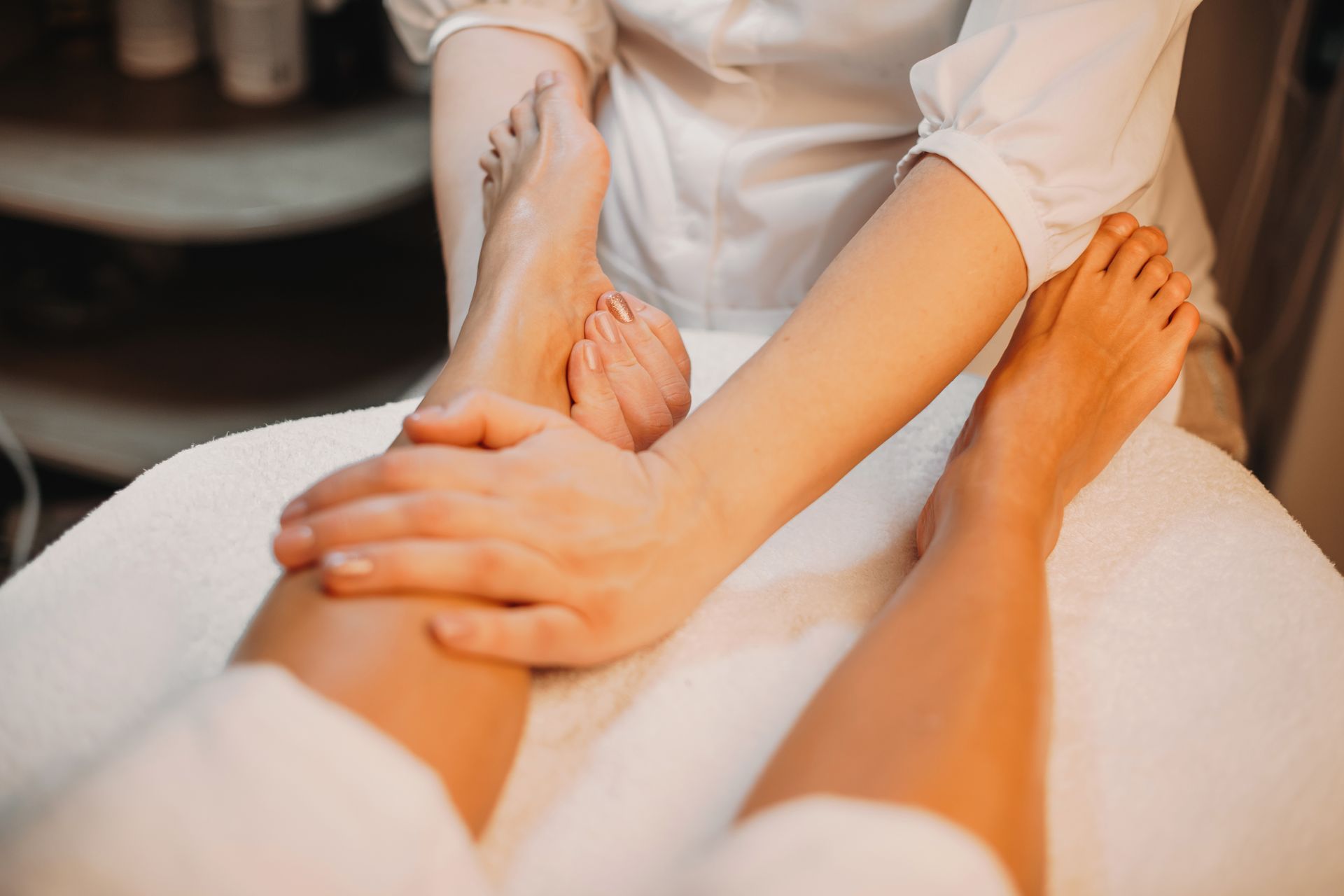 Un massage des pieds