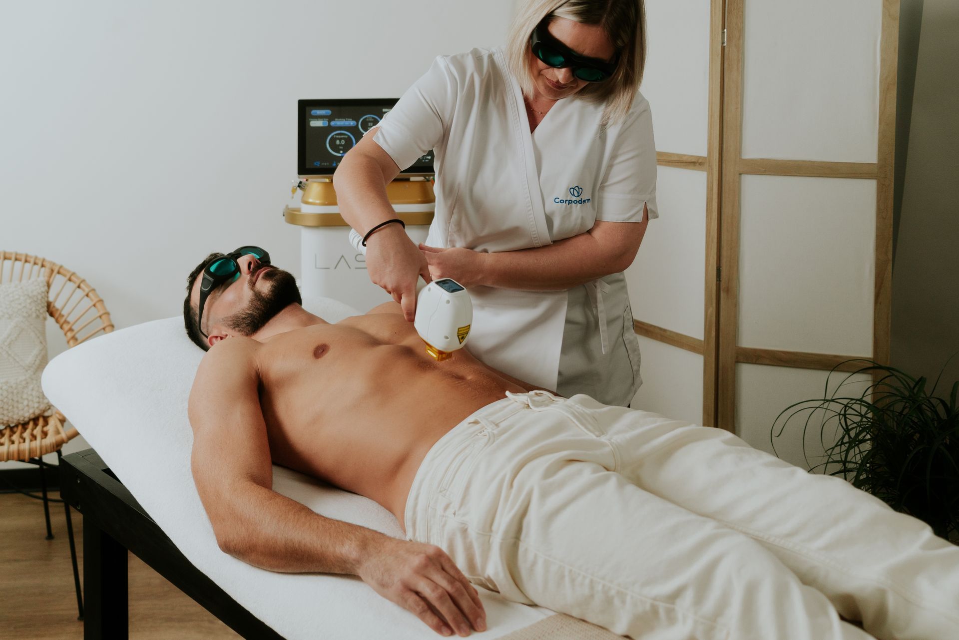 Une épilation laser des jambes