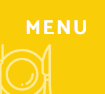 Bouton de menu jaune avec le texte blanc MENU et une icône d'assiette et de couverts