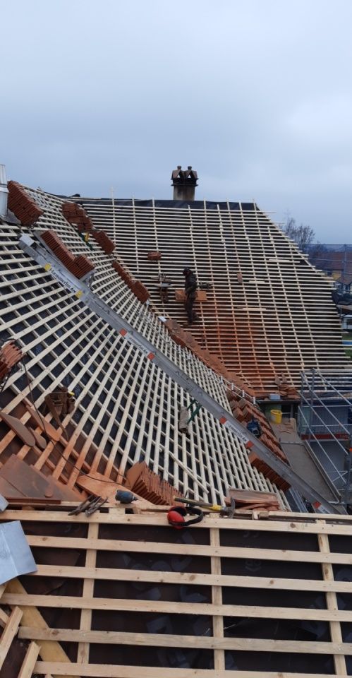 Travaux de couverture et de charpente