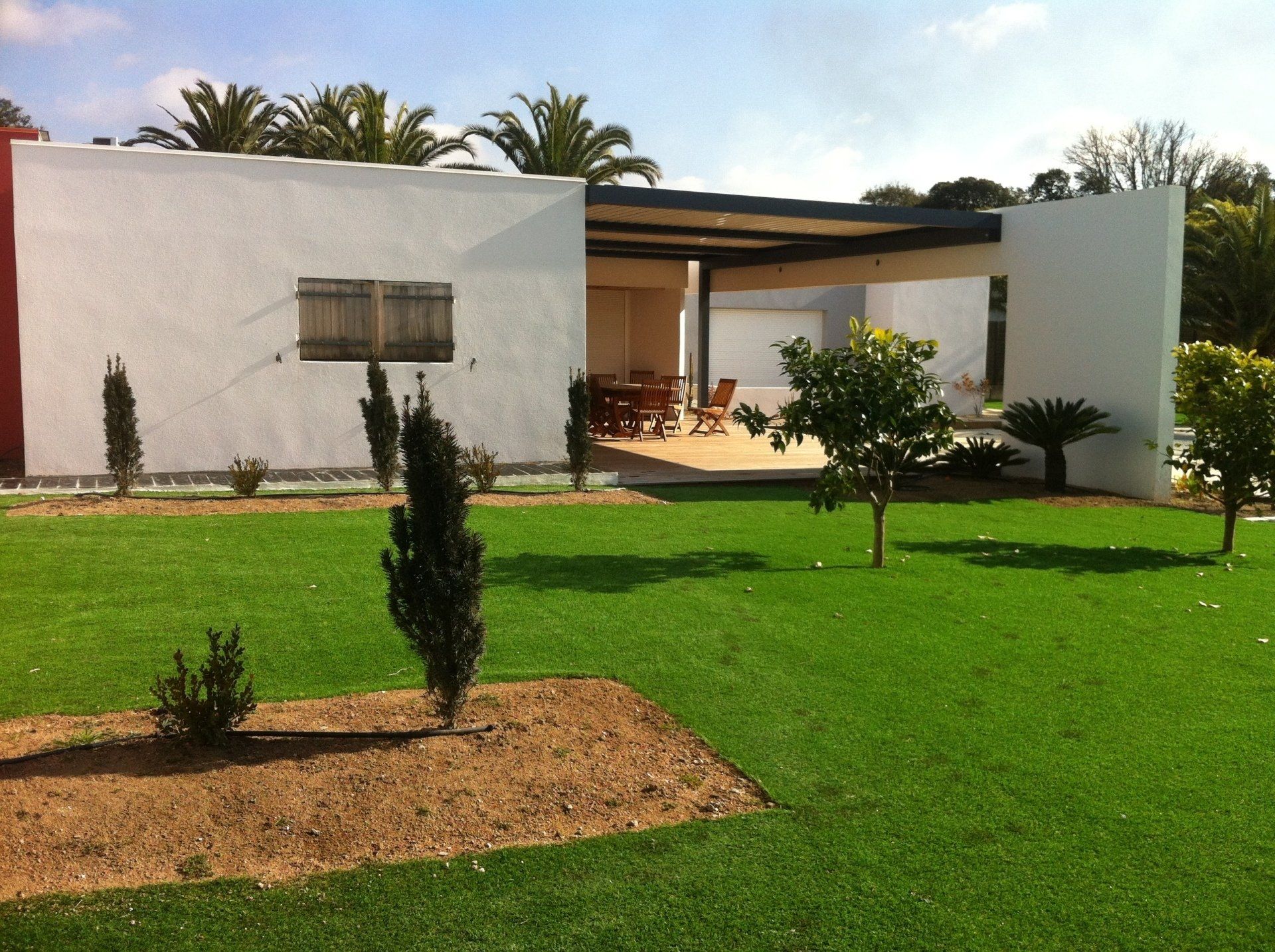 Création d'espaces verts à Ajaccio
