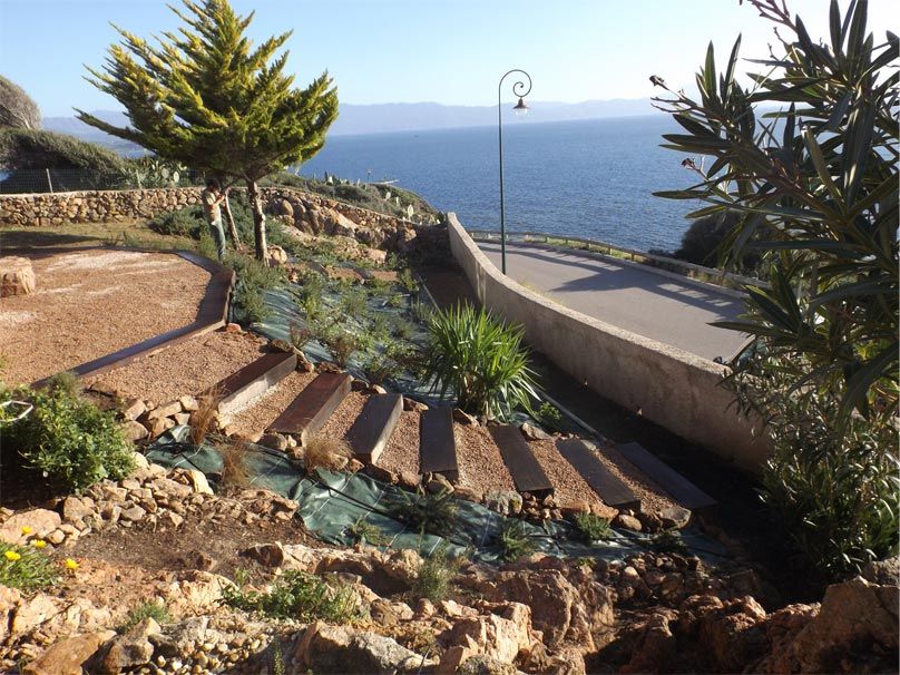 Chantier villa avec pente