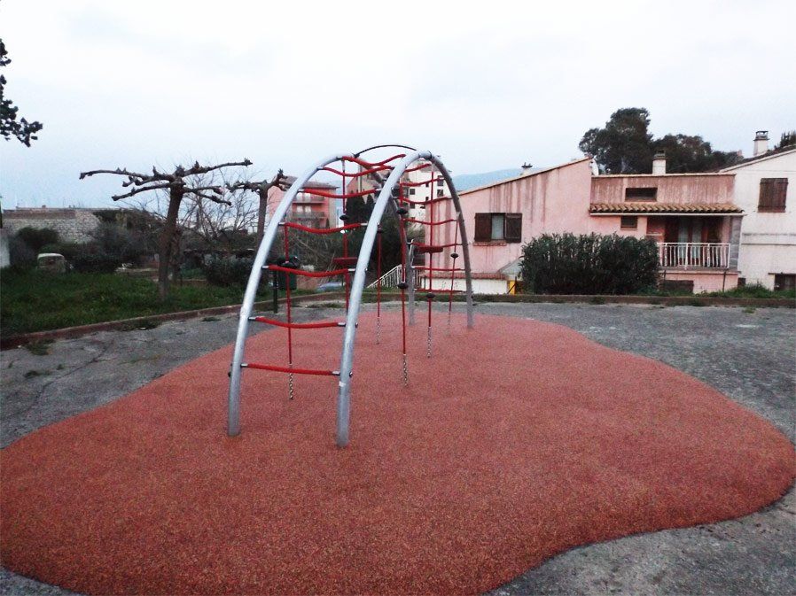 Aménagement paysager pour un espace ludique