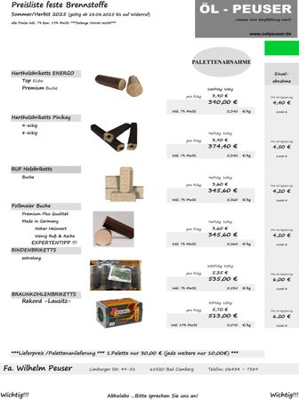 Feststoffpreise 1