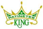 Un logo verde y dorado para patinetes king.