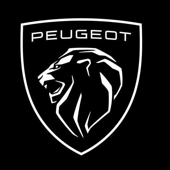 Peugeot lion blanc logo