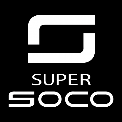 Logo SUPER SOCO blanc