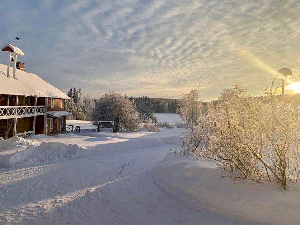 Maaseutumajoitusta talvella Jyväskylän seudulla