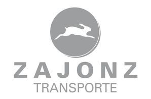 rennender Hase Zajonz Transporte graues Logo