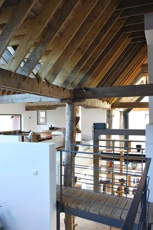 Combles de maison apparents