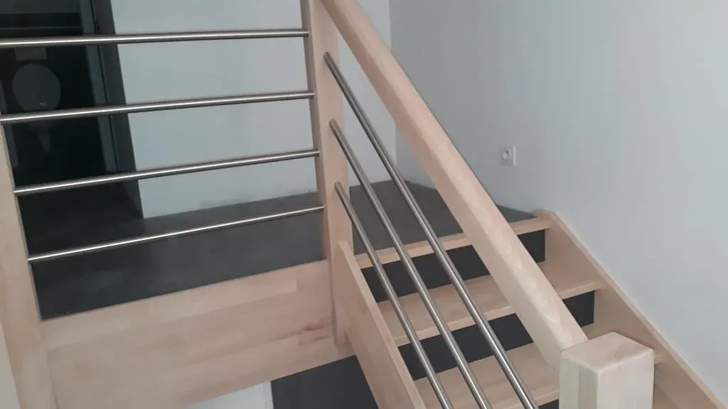Création escalier bois