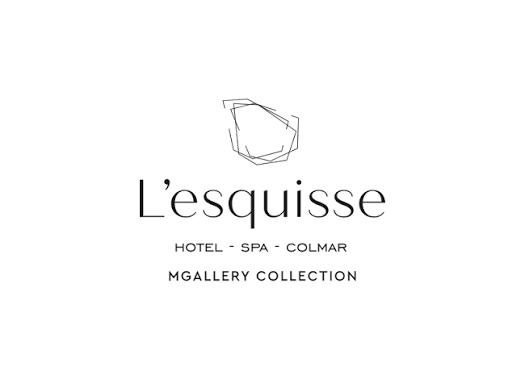 Logo L'esquisse hotel spa collection sur fond blanc