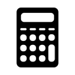 Calculatrice à touches