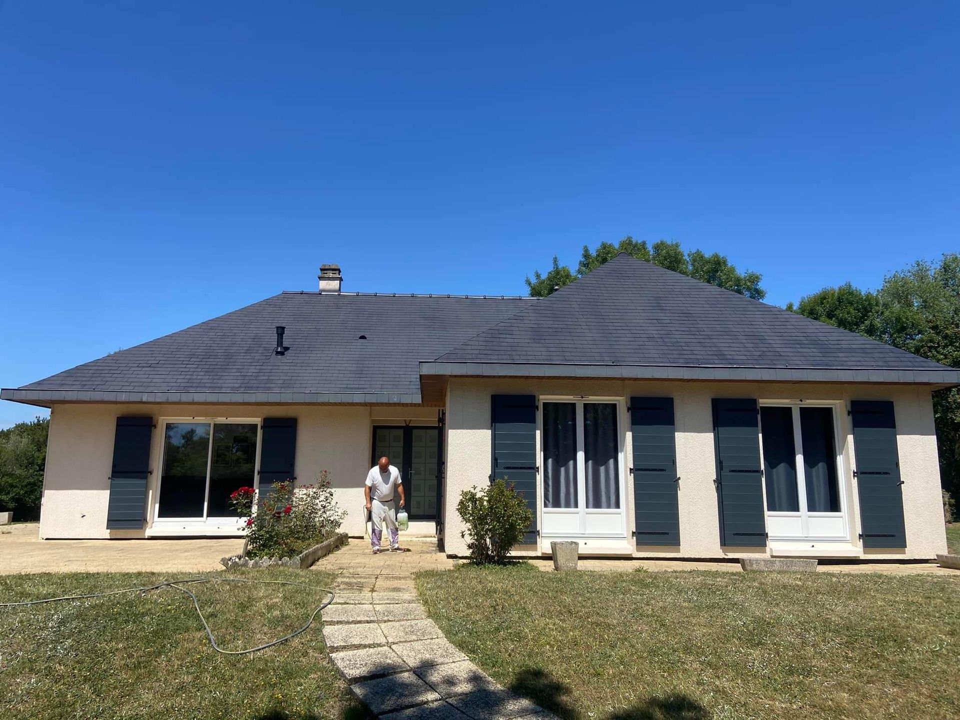 Maison après nettoyage