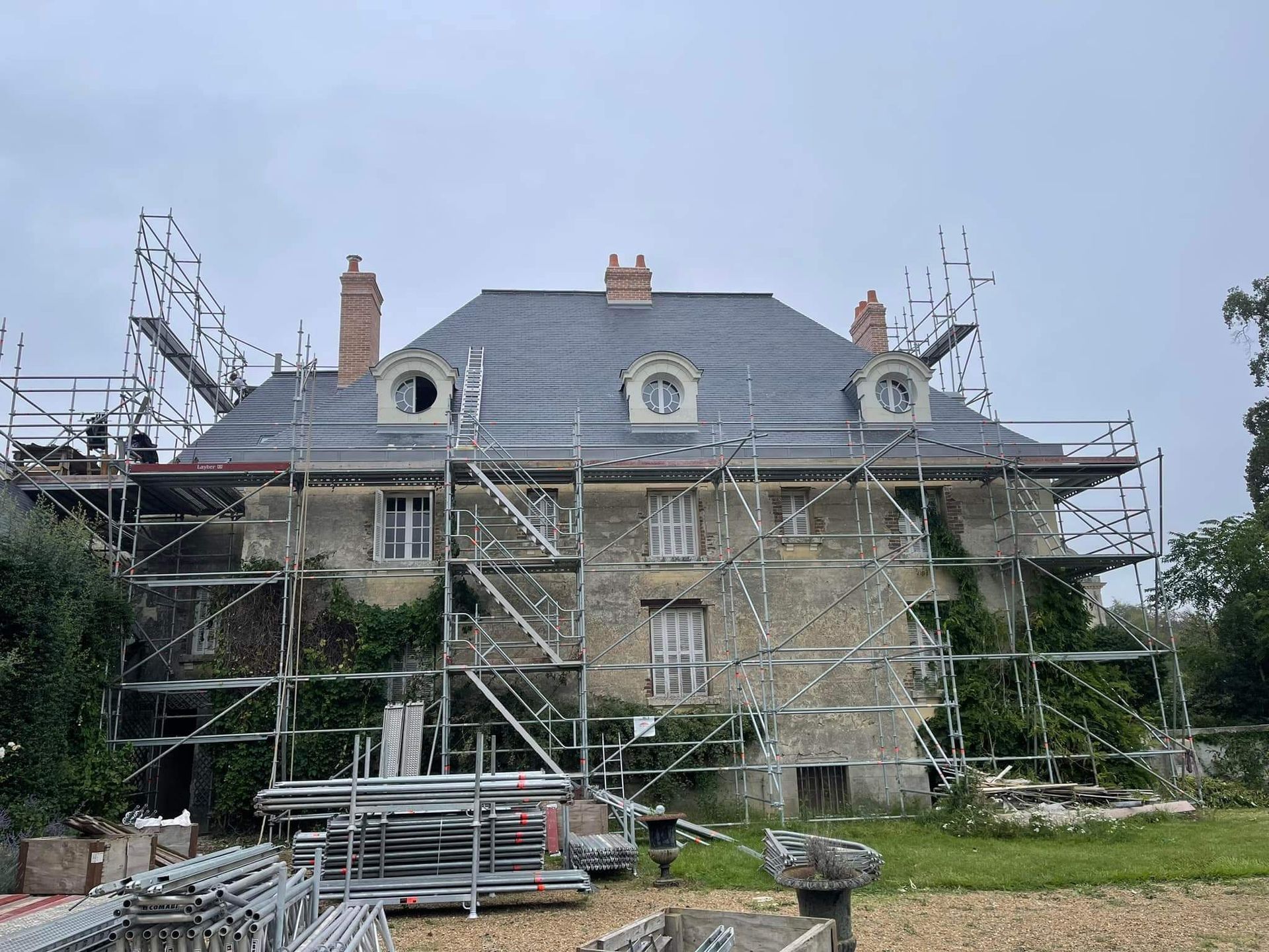 Travaux de façade