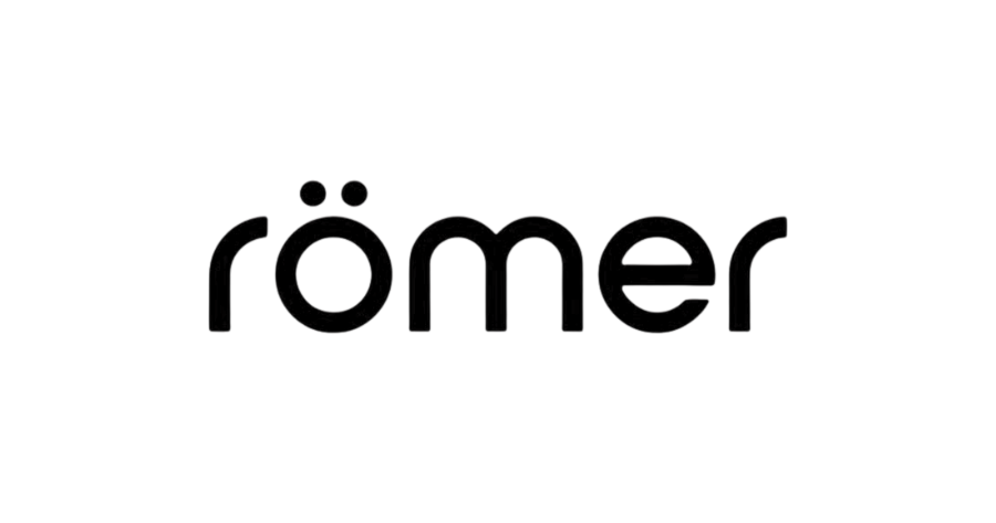 Logotipo de Römer en negro: un