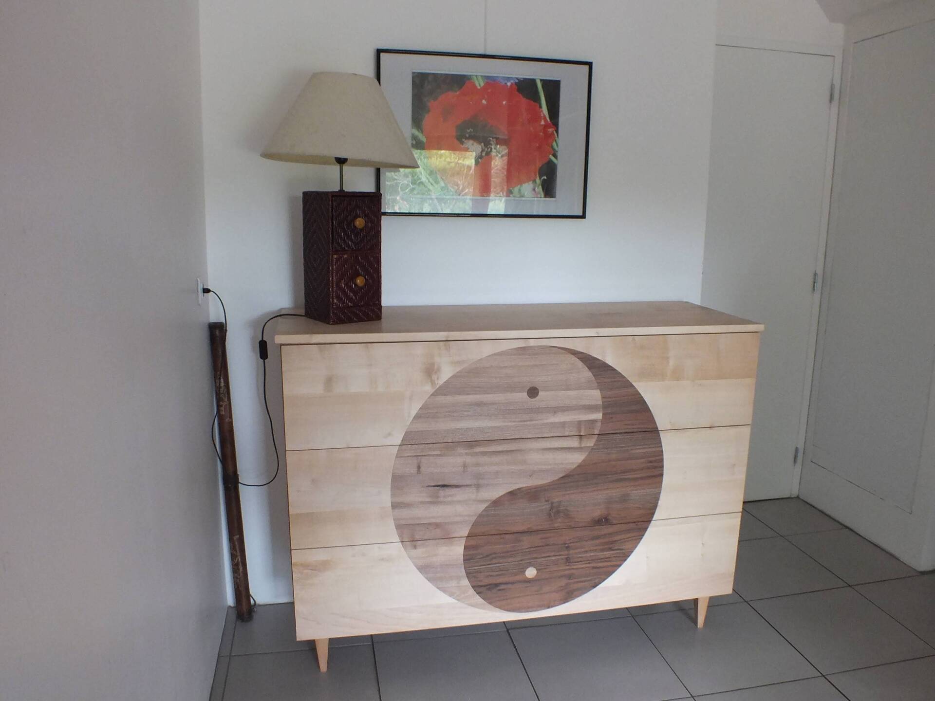 Commode en bois