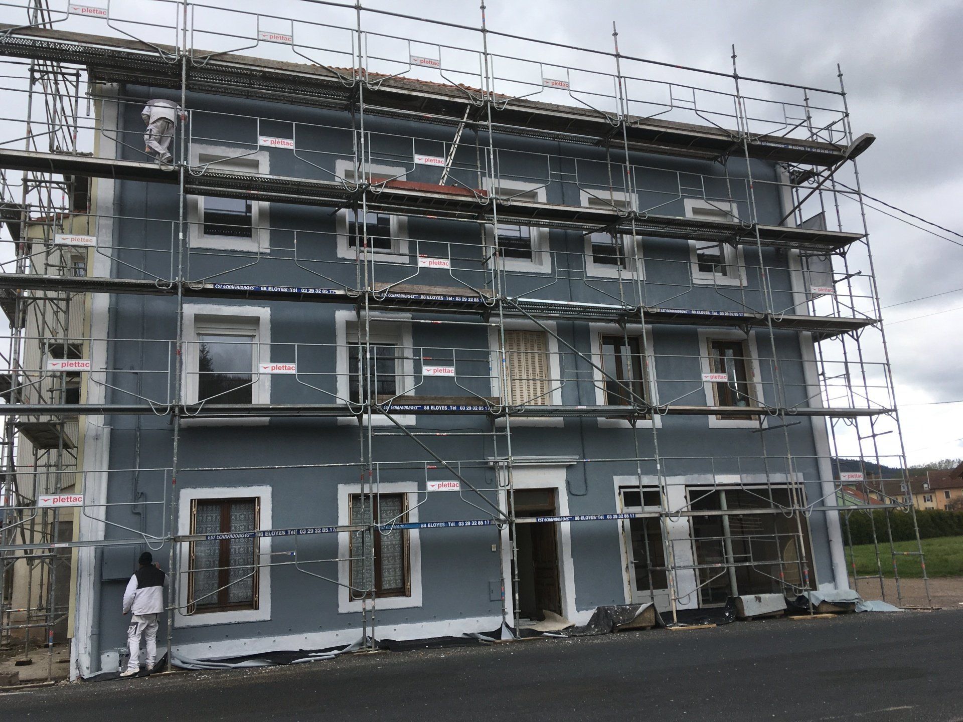 Colin peintre  à Bruyères