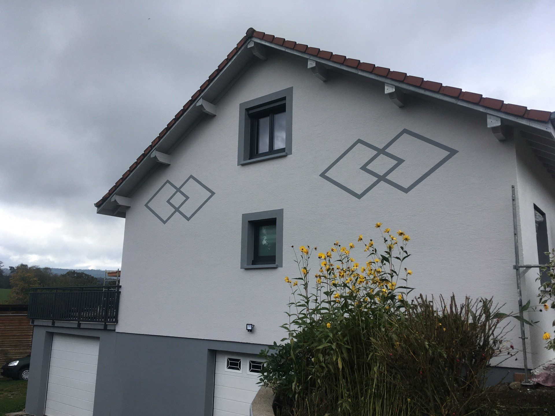 Ravalement de façade + peinture décorative