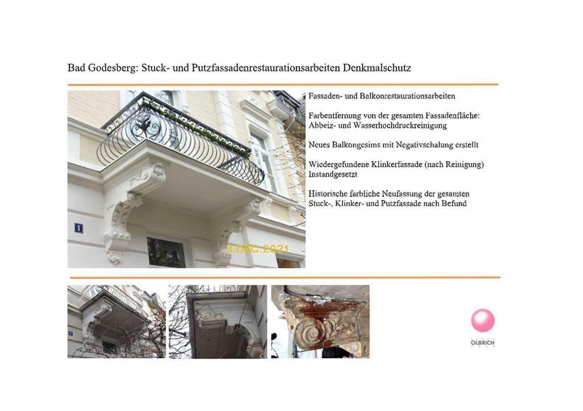 Ein Bild eines Balkons an der Seite eines Gebäudes.