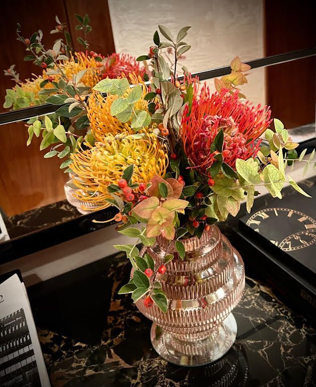 Bouquet de fleurs multicolores