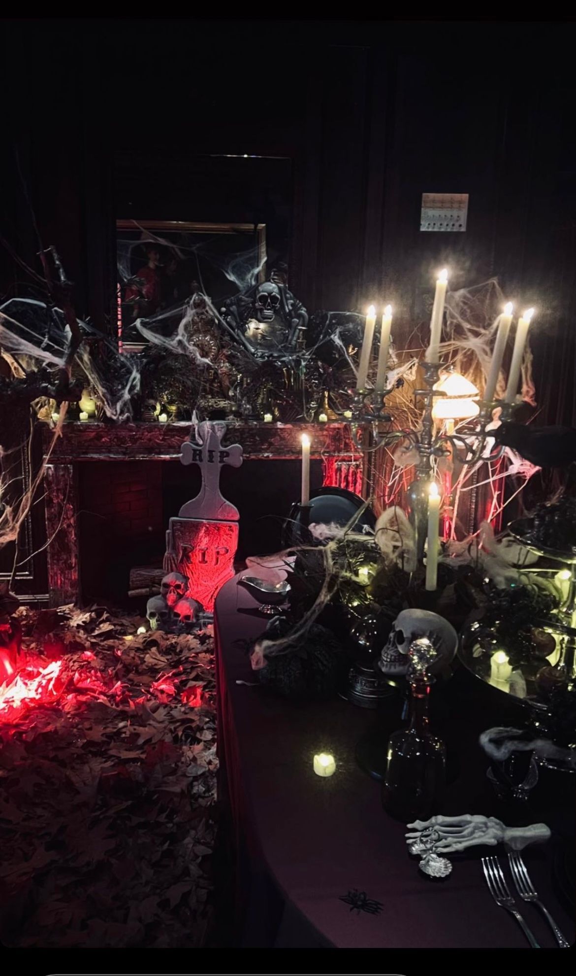 Décoration florale pour Halloween