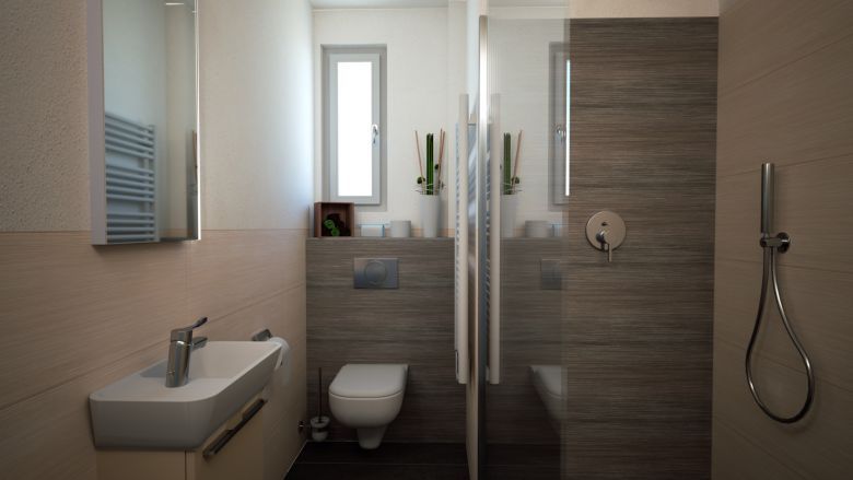 Modernisiertes Badezimmer von Gebrüder Dencker für Kunden in Barmstedt