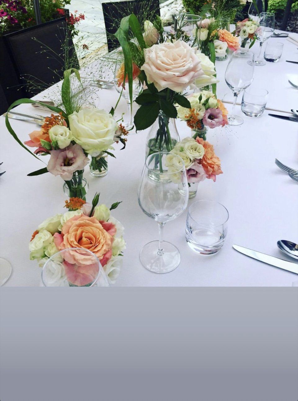 Art de la table fleuri