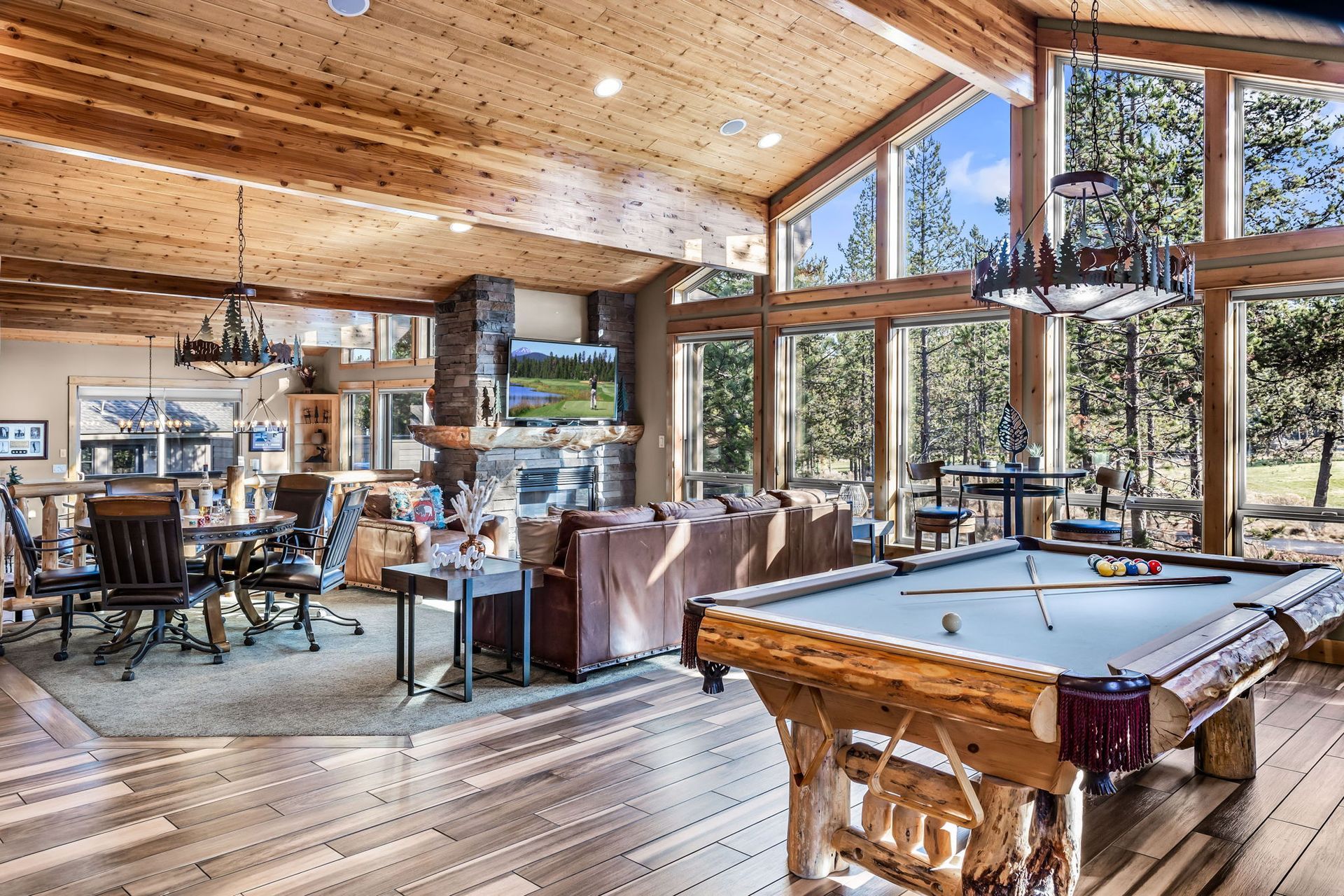 Living Space at The Masters Lodge in Sunriver