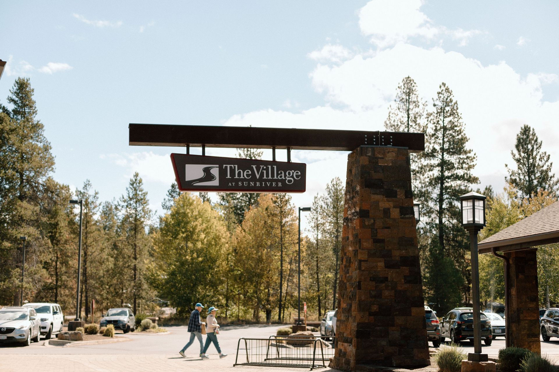 photo of the sign in the The Village at Sunriver Resort