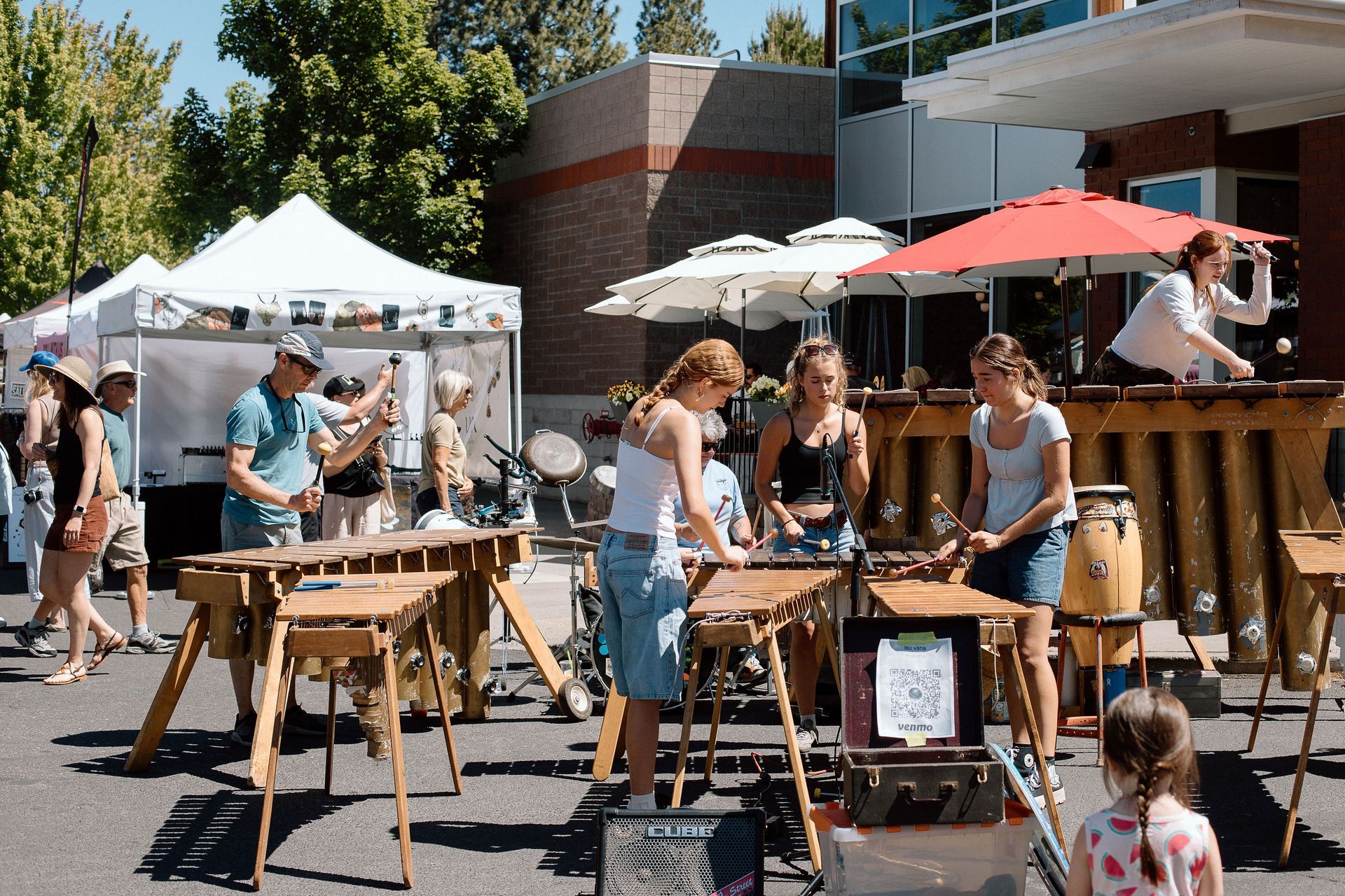 people at an August event in Central Oregon