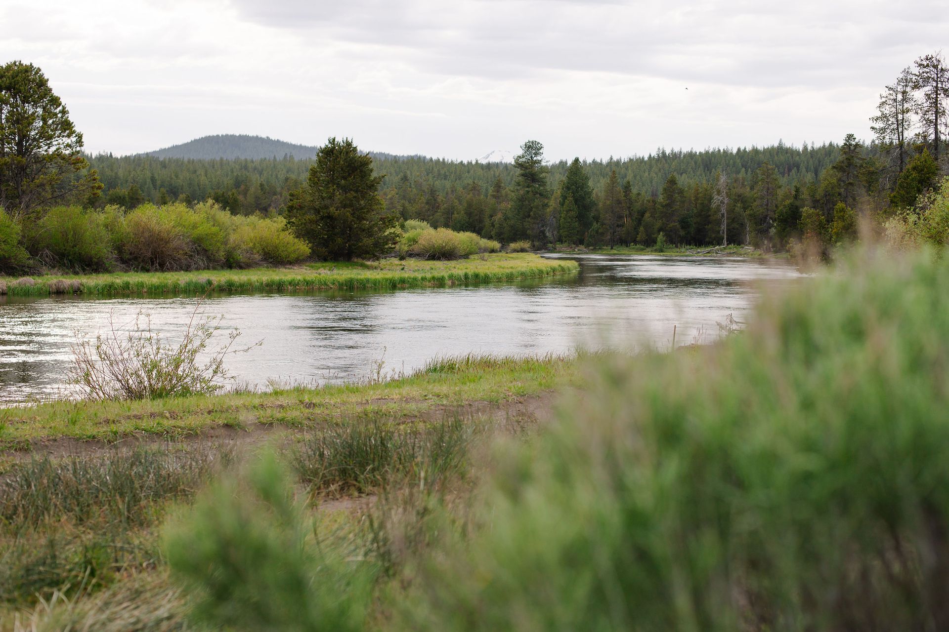View of the Deschutes River from one of the best summer hikes in Bend