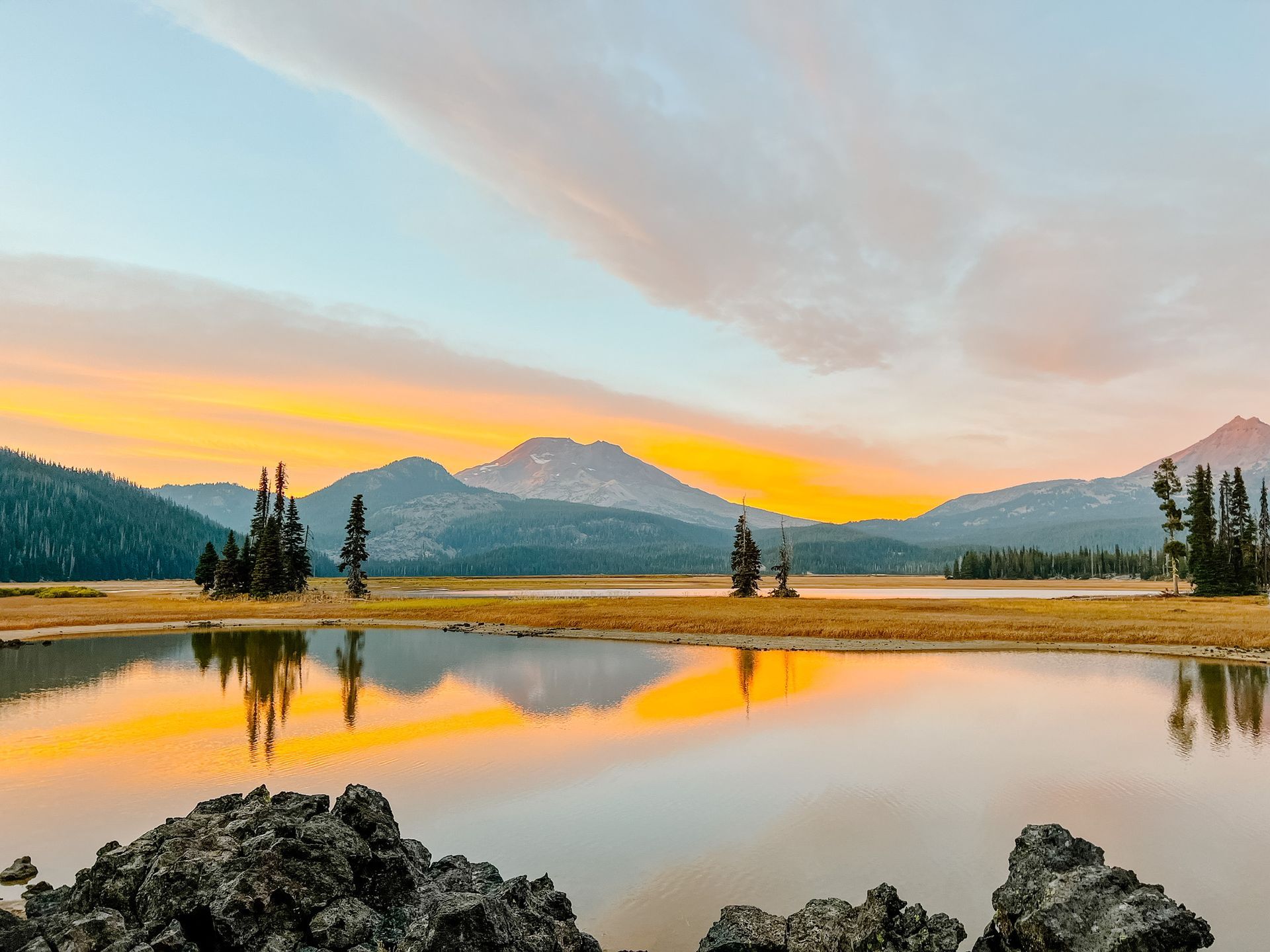 Sparks Lake, Central Oregon, Cascade Lakes