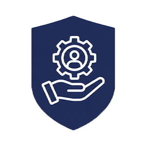 Ein Zahrad in einer Hand Icon