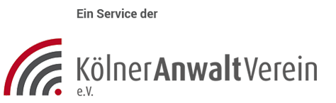 Ein Logo für eine Firma namens Kölner Anwaltsverein