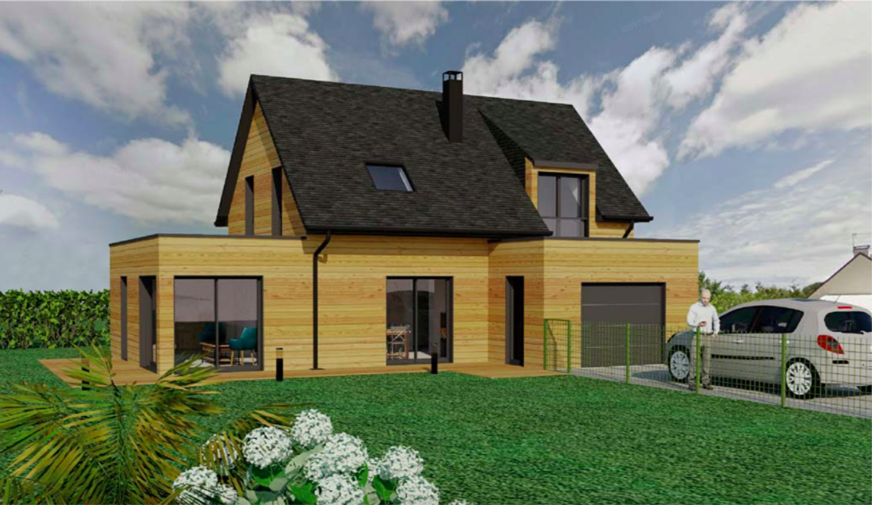 Maison bois Ranville