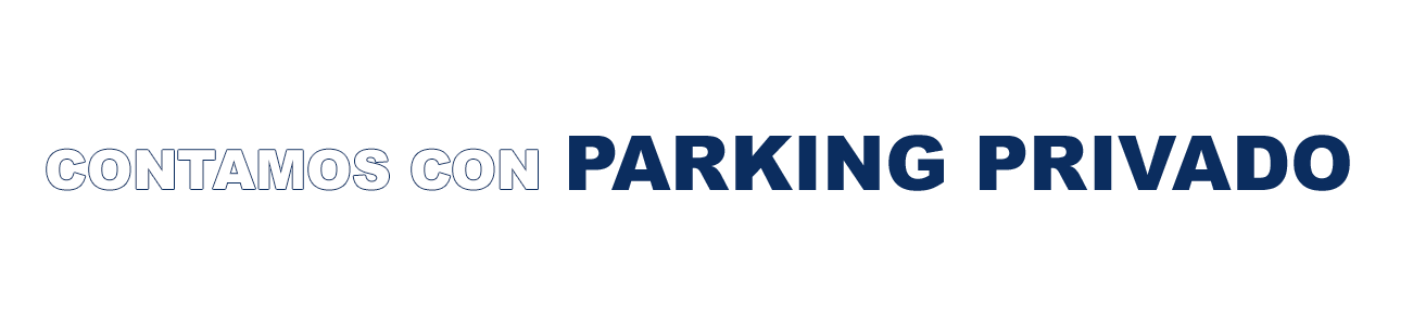 Un cartel azul que dice estacionamiento privado sobre un fondo blanco.
