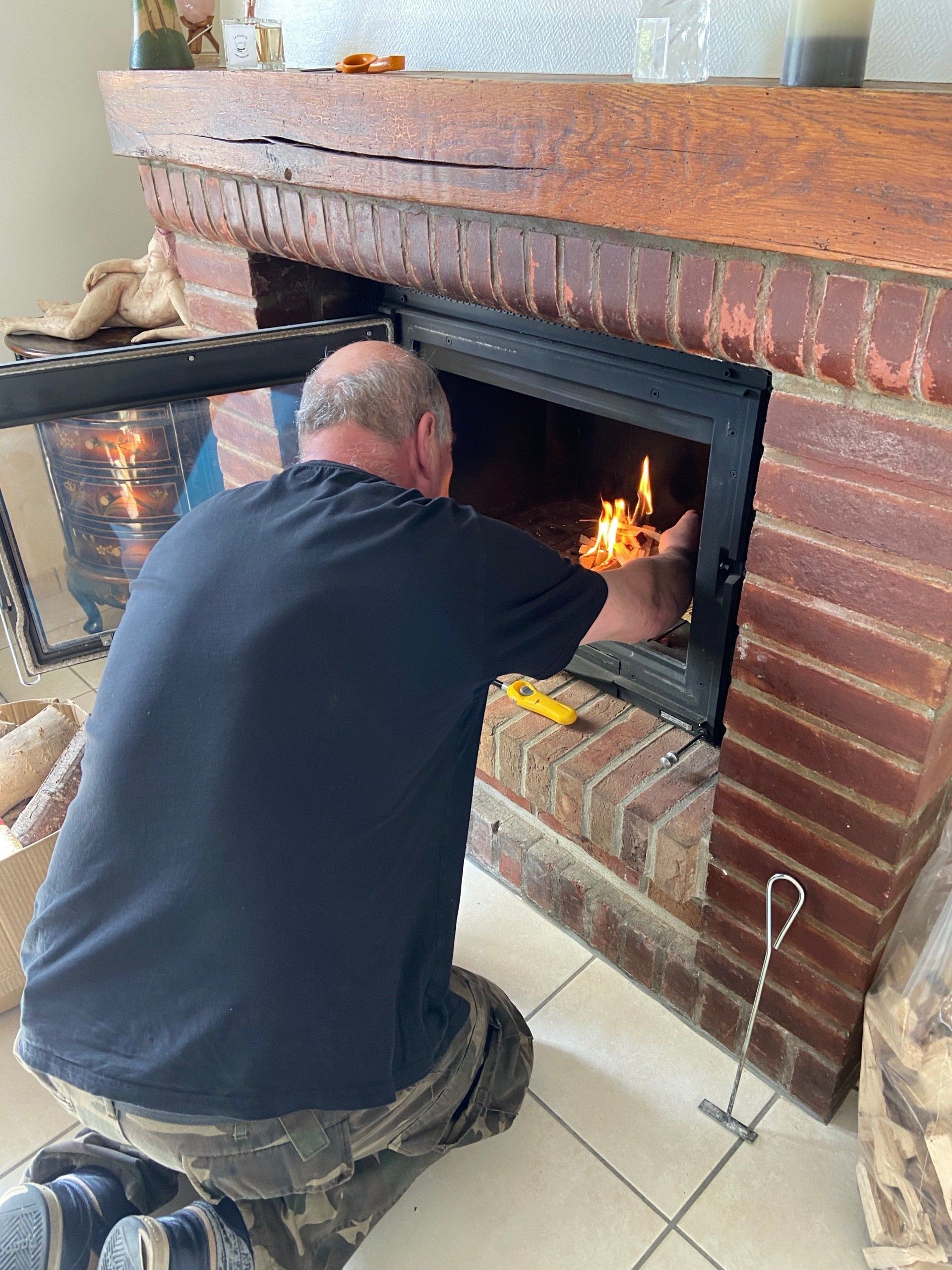 Ramonage d'un insert