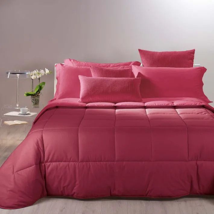 Trapunta Bicolor Corallo - Dolce Casa Lugano