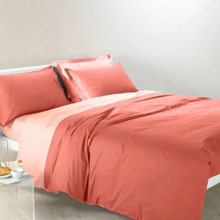 Copripiumino Bicolor Pink - Dolce Casa Lugano