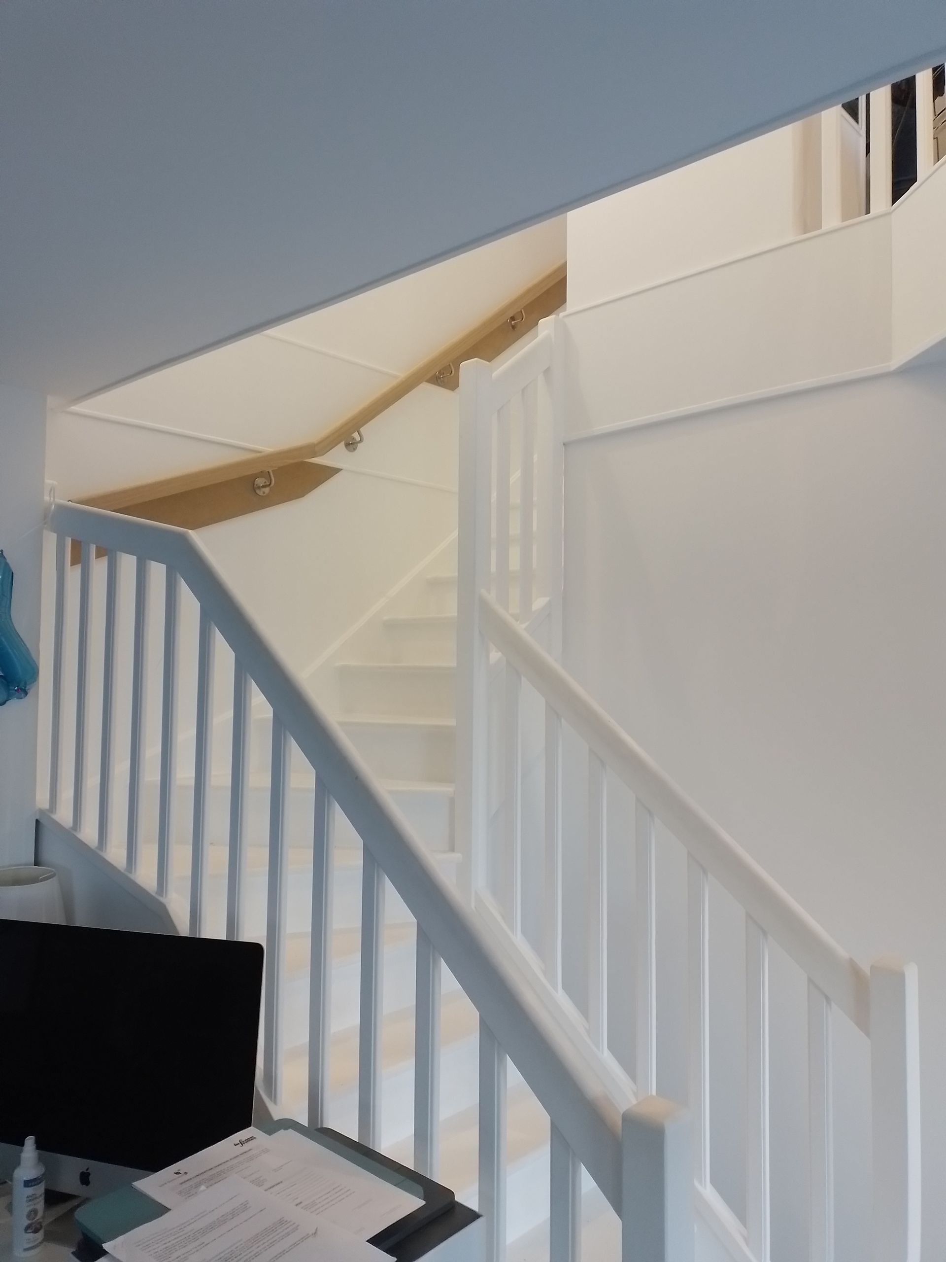 Un escalier en coude