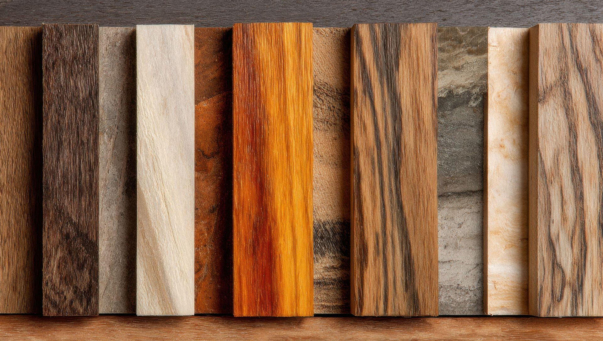 Plusieurs essences de bois