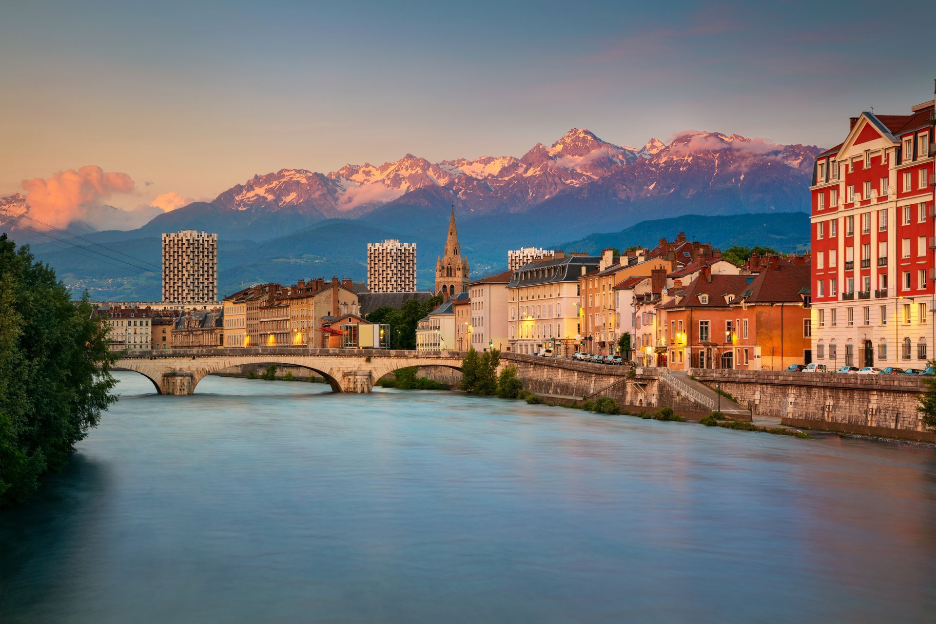 Une vue de Grenoble