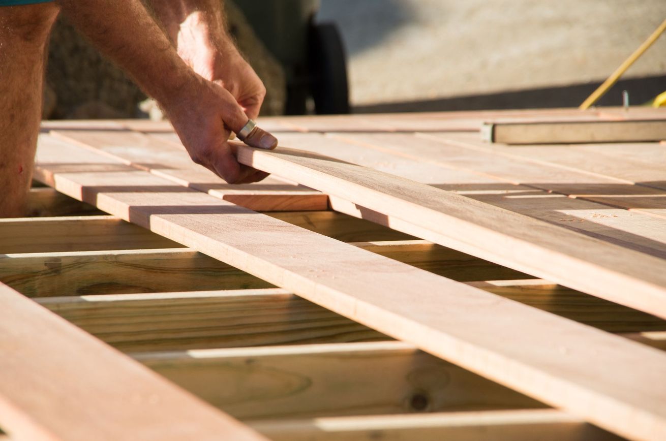 Construction de terrasse en bois
