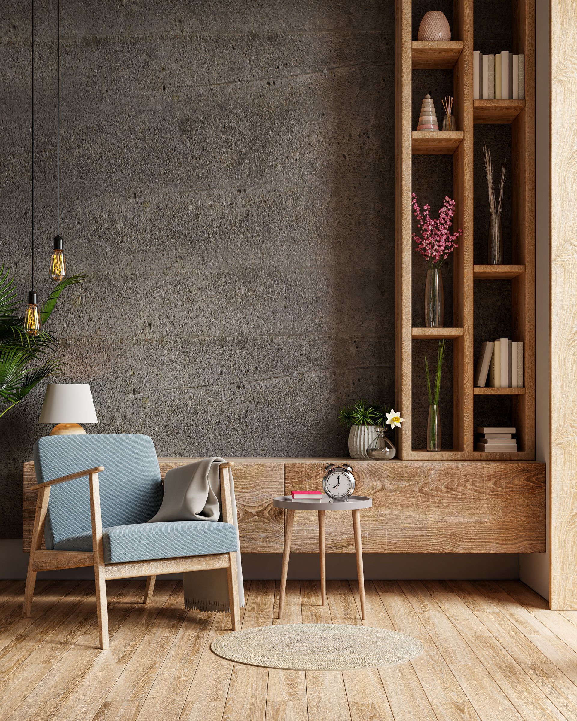 Plusieurs meubles en bois