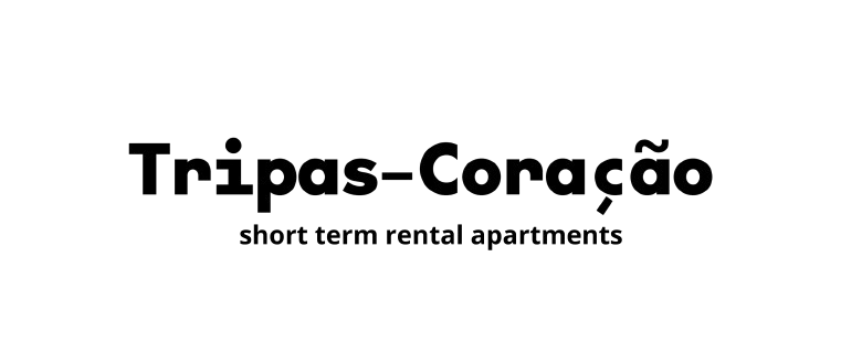 Tripas-Coração logo. Black text on white. The top line in bold, the bottom line: