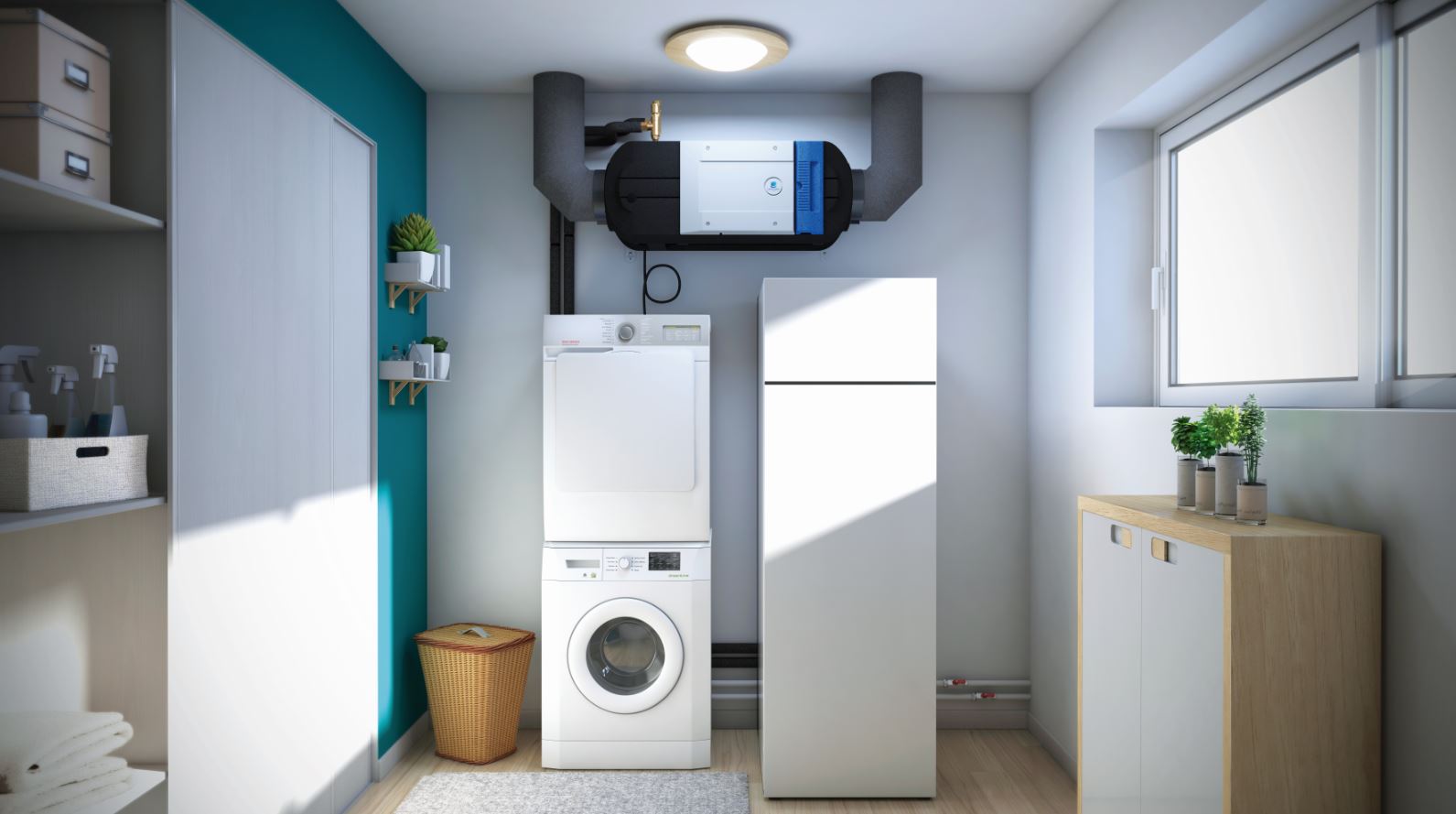 VMI de la marque Ventilairsec dans une pièce de la maison